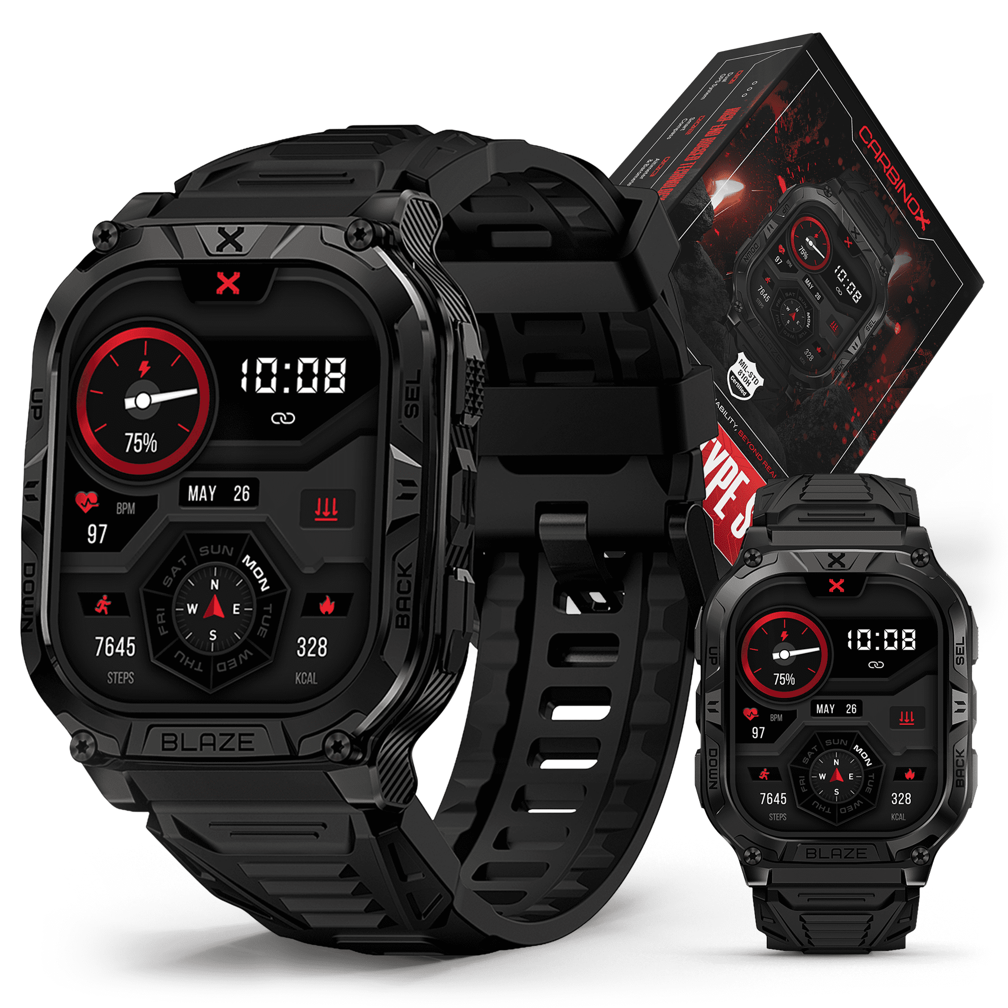 Free Shipping! Carbinox Smartwatch with GPS 170+ Sports Modes