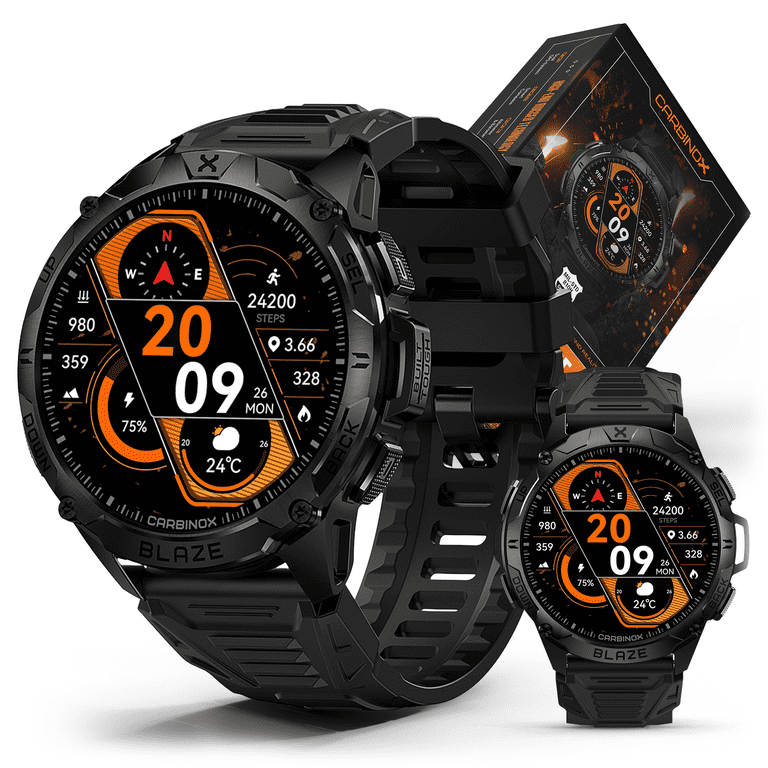 Free Shipping! Carbinox Blaze Smart Watch with GPS, Waterproof