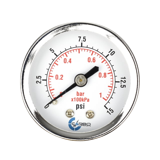 304 Stainless Steel Case, Contractor Pressure Gauge, 0-200psi, 4-1/2 Dial size, -1% Accuracy, 1/4 NPT Lower Mount 304 Stainless Steel Case, Contractor Pressure Gauge, 0-200psi, 4-1/2 Dial size, -1% Accuracy, 1/4 NPT Lower Mount