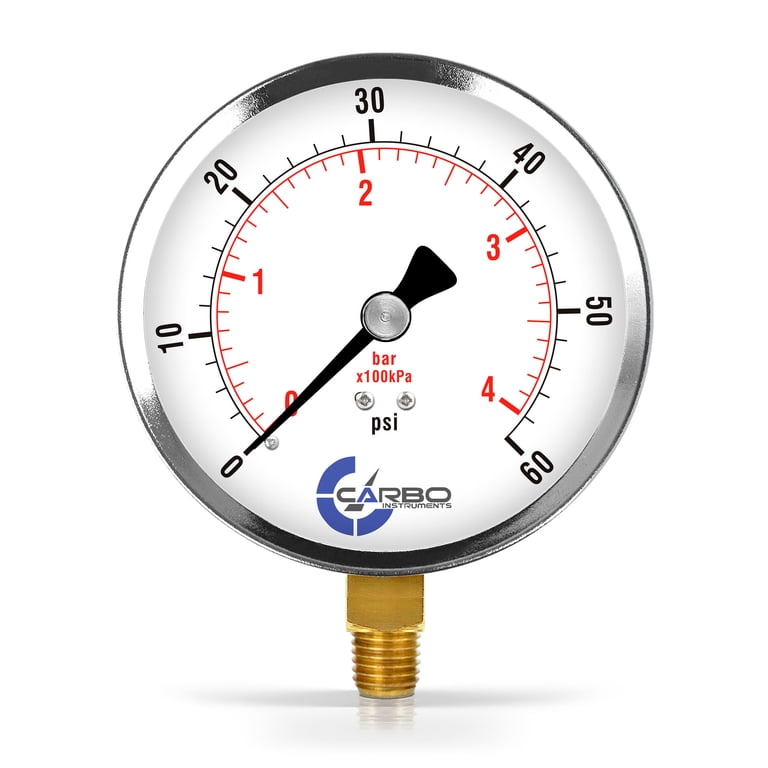 Dual Scale Psi Bar KPa Manometros A/c Digital CARBO USA Low Pressure ...