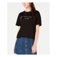 thumbnail image 1 of CARBON COPY Womens New 1261 Black New York Graphic Print T-Shirt Top XL B+B, 1 of 2