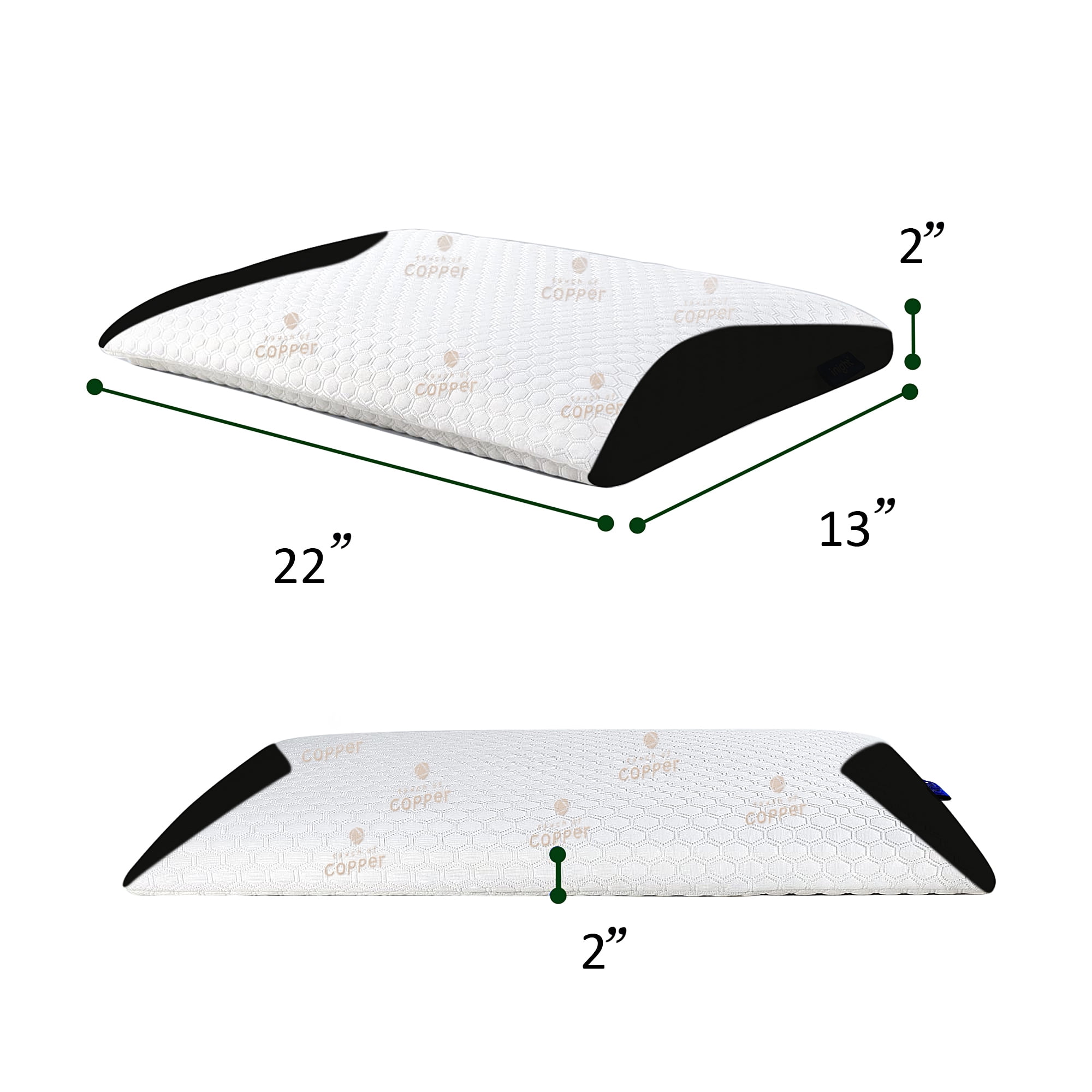 CARBON SNOREX UltraTHIN Flat PILLOW