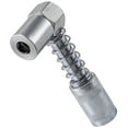 thumbnail image 1 of CARBYNE 90 Degree Grease Coupler, With Small & Large Quick-Disconnect Adapters-Fits All Standard Couplers, Lubricate Hard to Reach Grease Fittings,  Ideal For Auto, Agriculture, Industrial, Marine Use, 1 of 5
