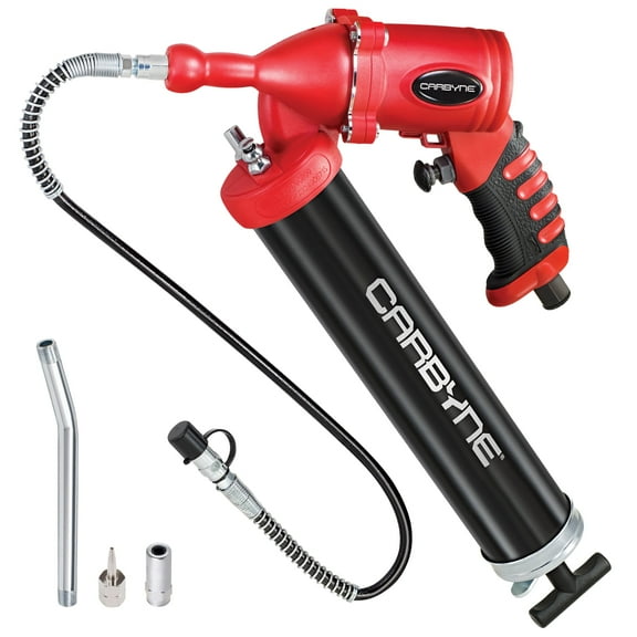 CARBYNE Air-Operated Grease Gun, Continuous Flow, Fully Automatic Operation, Professional Quality