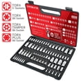 thumbnail image 1 of CARBYNE Master Torx Bit Socket Set & Torx External Socket Set, 74 Piece | S2 Steel Bits, CrV Sockets | 1/4-inch, 3/8-inch & 1/2-inch Drive, 1 of 10