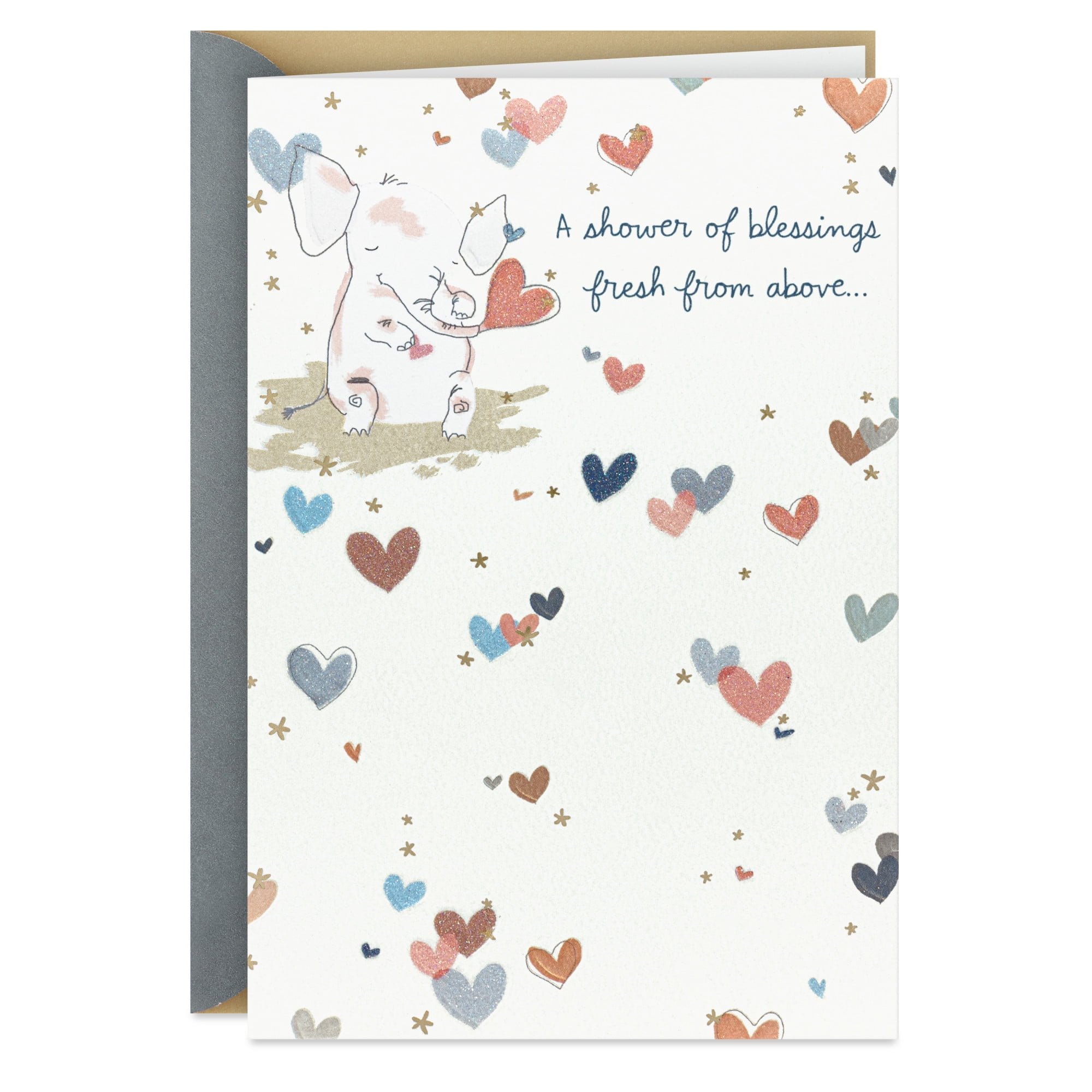 Hallmark Geburtstagskarte „From Your Fur Baby“ – Mit Pfotenabdruck-Motiv & Prägung | 16x16 Cm, Inkl. Umschlag | Niedliche Karte Von Haustieren