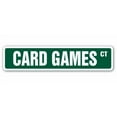 thumbnail image 1 of CARD GAMES Street Sign poker bridge canasta pinochle game | Indoor/Outdoor |  30" Wide, 1 of 5