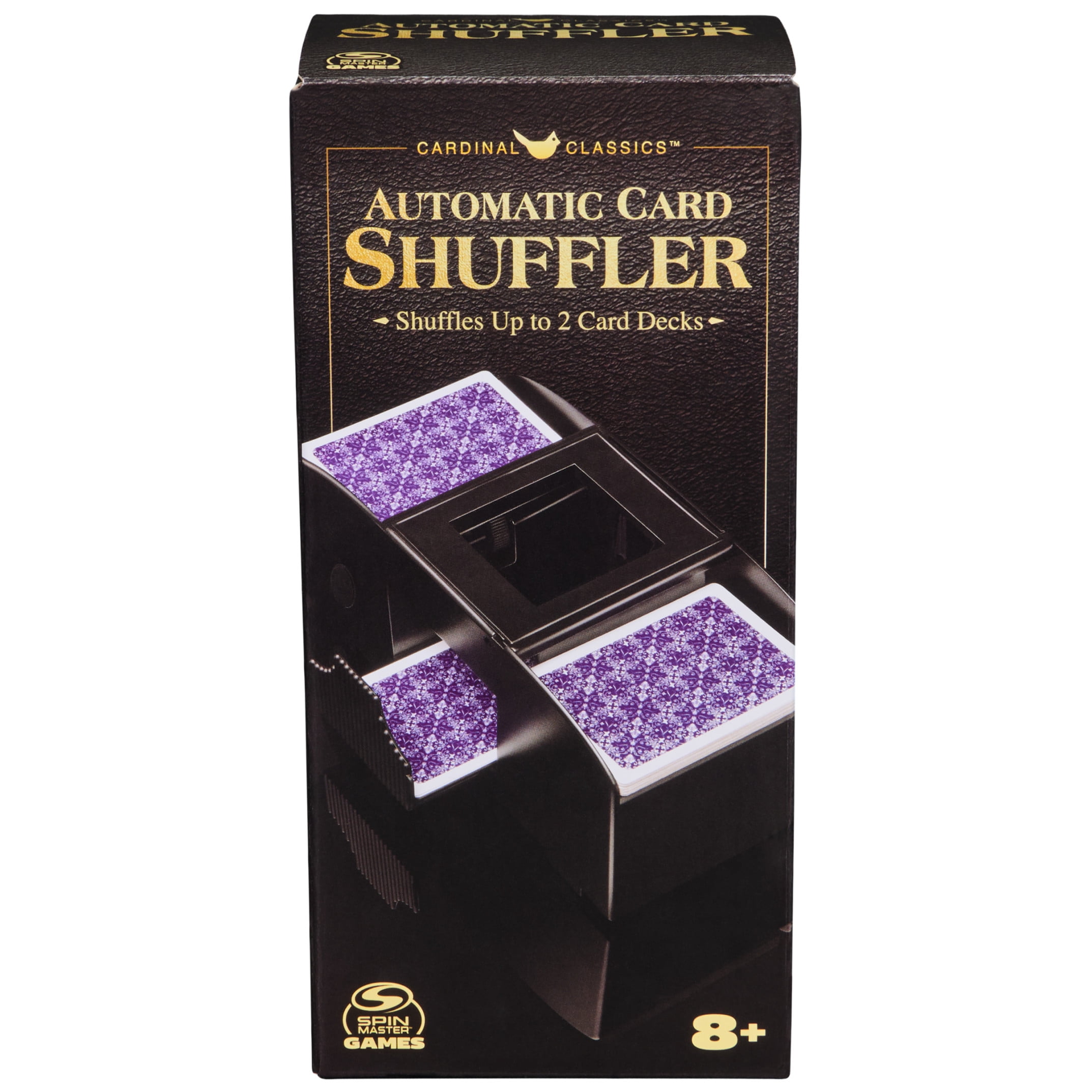 Spin Master Games, Cardinal Classics Automatic Card Shuffler (Up to 2 Card Decks), for Ages 8+