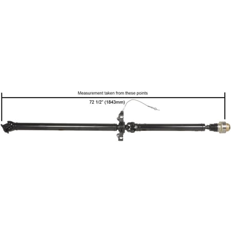CARDONE Reman 65-2008 Drive / Prop Shaft Rear fits 2011-2012 Ford, Mercury