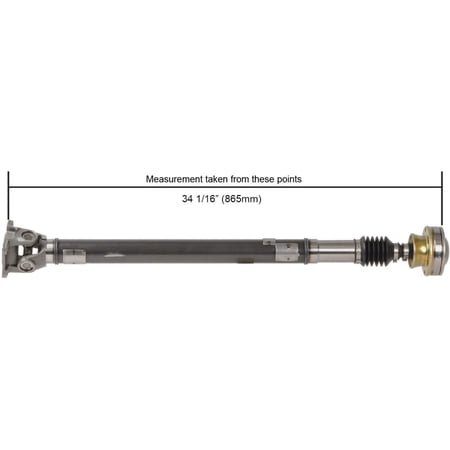 CARDONE Reman 65-3004 Drive / Prop Shaft Front fits 2003-2006 Jeep