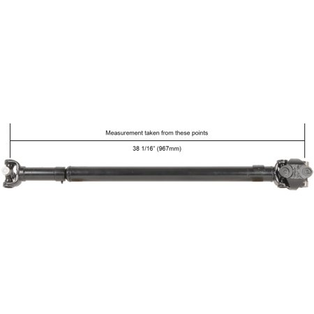 CARDONE Reman 65-9315 Drive / Prop Shaft Front fits 1998-2002 Jeep