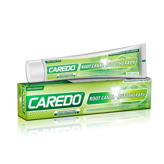 CAREDO Advanced Tooth Core Care Hydroxyapatite Toothpaste, Fluoride-Free Remineralizing Formula for Sensitive Teeth & Daily Enamel Care, SLS-Free, 3.52 oz
