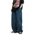 thumbnail image 1 of Kukuzhu Baggy Jeans for Women Men Y2K Cargo Jeans Fairycore Wide Leg Jeans Aesthetic Vintage Clothes 90s Hip Hop Streetwear, 1 of 7