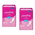 thumbnail image 1 of CAREFREE Acti-Fresh Body Shape Regular To Go Pantiliners, Unscented 54 ea (Pack of 2), 1 of 7