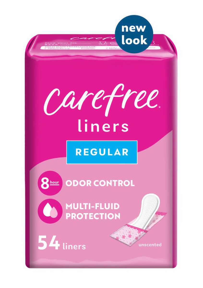 Carefree ActiFresh Regular Pantiliners To Go, Fresh Scent, 54 Ct