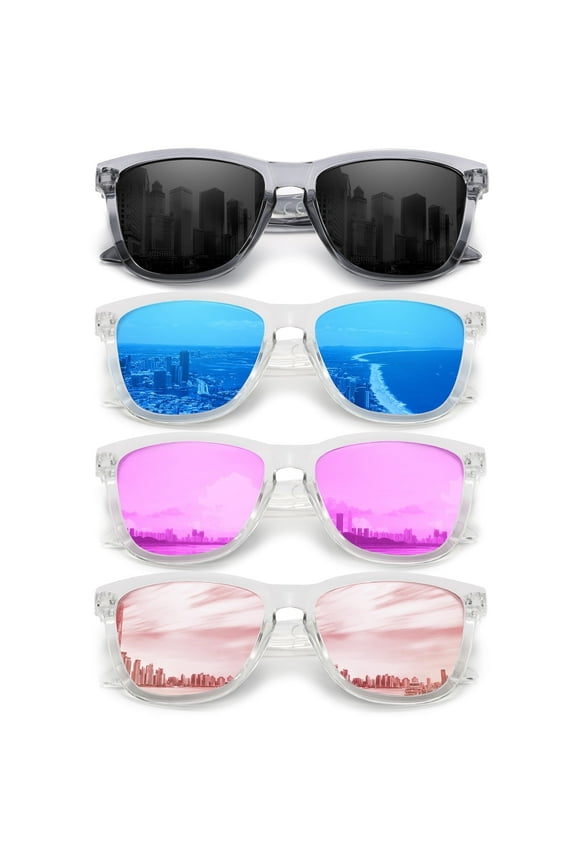 CAREFULY Fashion Polarized Sunglasses for Men & Women Ultra Light UV Protection Perfect for Driving, Fishing Trips, and Memorable Tourism Moments!