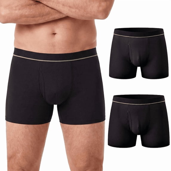 CARER Black Breathable Incontinence Underwear Discreet Protective Briefs for Men Size XL 2 Pack
