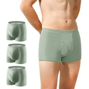 CARER Incontinence Underwear for Men Washable 3 Pack Leak Proof Underwear for Men Reusable Mens Incontinence Underwear Bladder Leak Briefs