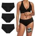thumbnail image 1 of CARER Seamless Period Underwear for Women, Leakproof Overnight Protection, 3-Pack, 1 of 7