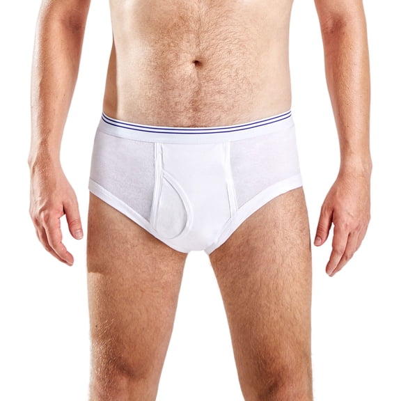 CARER Washable Incontinence Underwear for Men Reusable Bladder Control Briefs for Men, Built in Incontinence Pad