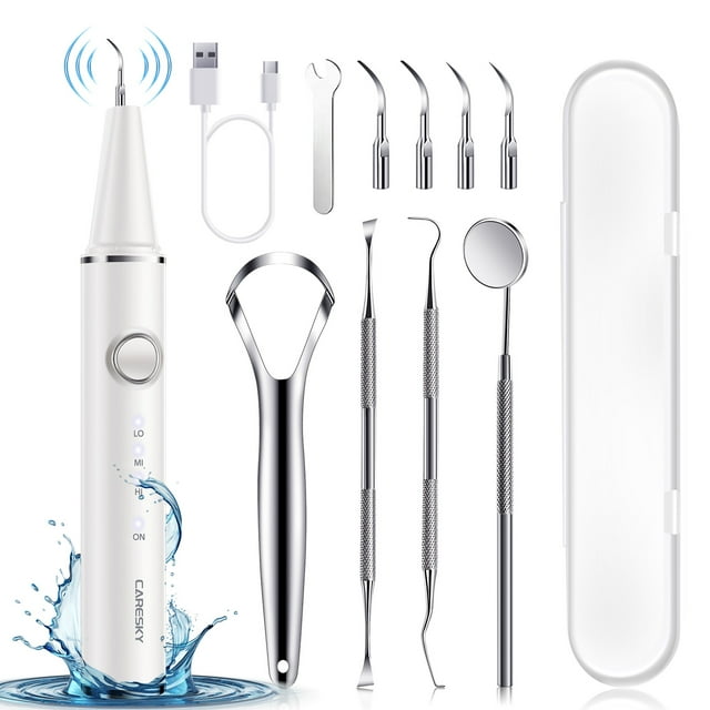 CARESKY Dental Plaque Remover for Teeth, Tartar Remover with Individual