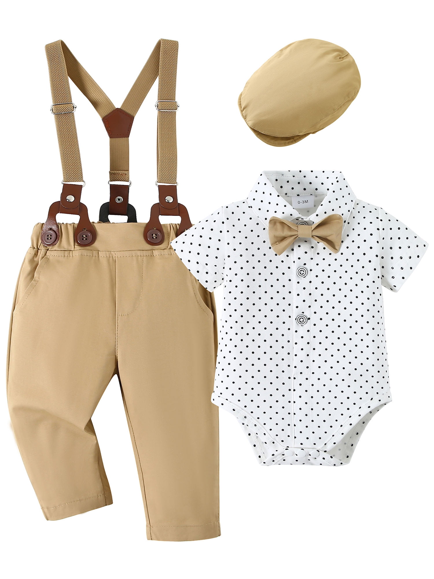 A&J DESIGN Baby Boys Gentleman Outfit Set - Romper, Iceland
