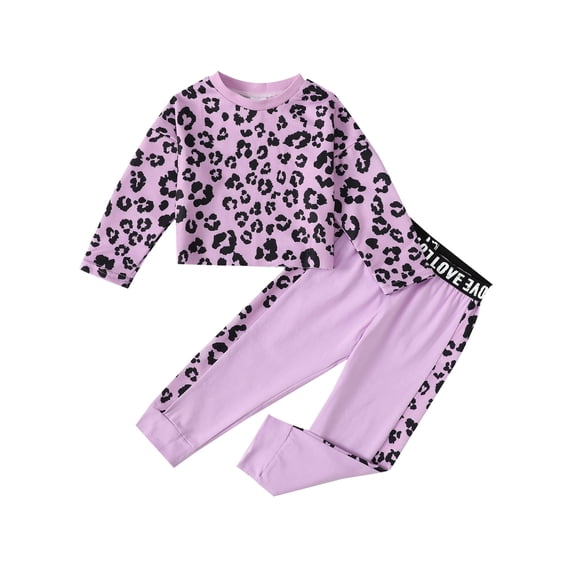 CARETOO Baby Girl Clothes Toddler Girl Sweater Set Autumn Long Sleeve Clothes Outfits 1-5T Sets 2pcs