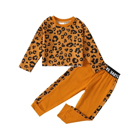 CARETOO Baby Girl Clothes Toddler Girl Sweater Set Autumn Long Sleeve Clothes Outfits 1-5T Sets 2pcs