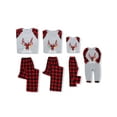 thumbnail image 1 of CARETOO Family Pajamas Matching Sets Merry Christmas Plaid Xmas Deer Print Men Women Party Sleepwear, 1 of 14