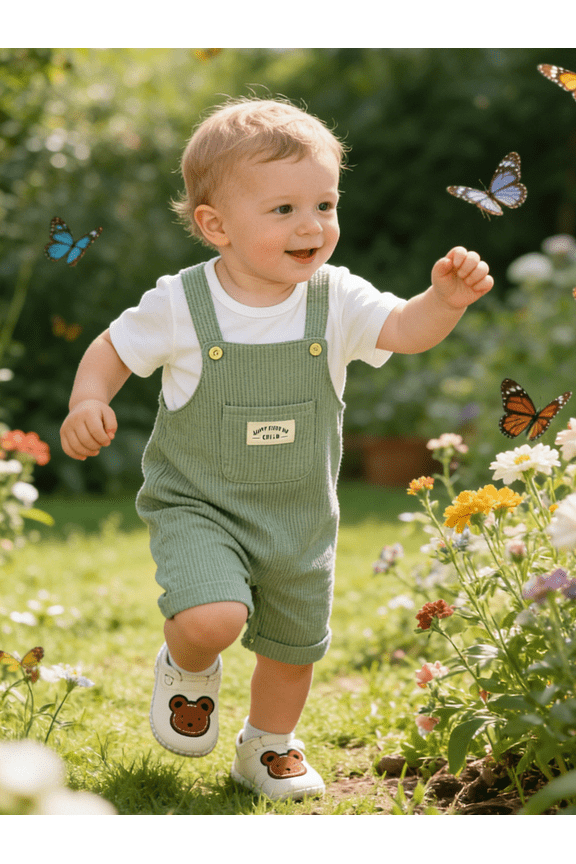 Baby Boys Clothes Unisex Rompers For Baby Girls Unisex Baby Clothes 2pcs Infant Summer Overalls Outfit 6 Months-3T Jumpsuit Set