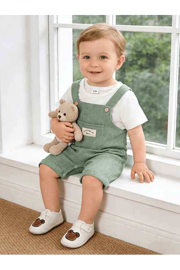 Baby Boys Clothes Unisex Rompers For Baby Girls Unisex Baby Clothes 2pcs Infant Summer Overalls Outfit 6 Months-3T Jumpsuit Set