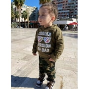 CARETOO Toddler Boy Girls Clothes Casual Outfits Letter Printed Hoodies Pants 2PCS Set Cotton Fabric