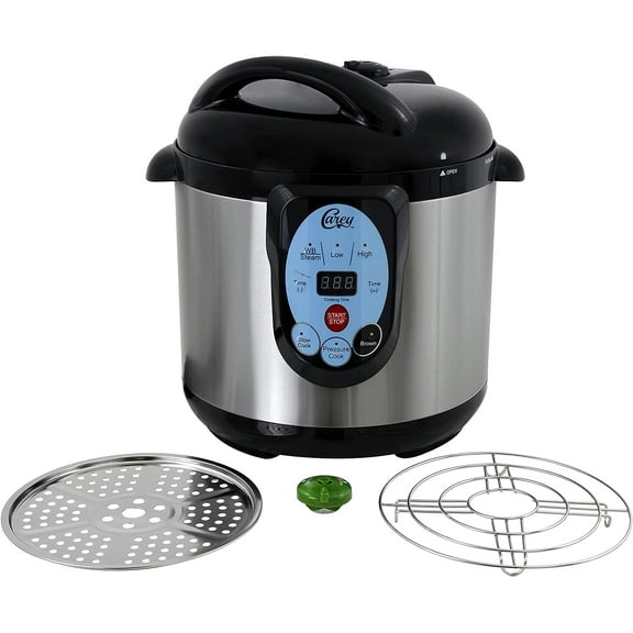 CAREY DPC-9SS Smart Electric Pressure Cooker and Canner Stainless Steel 9.5 Qt