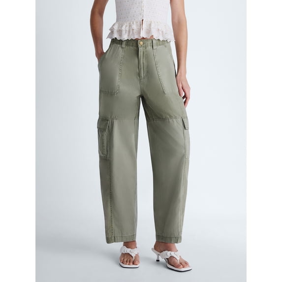 Scoop Women's and Women's Plus Cargo Barrel Pant, Sizes 0-26W