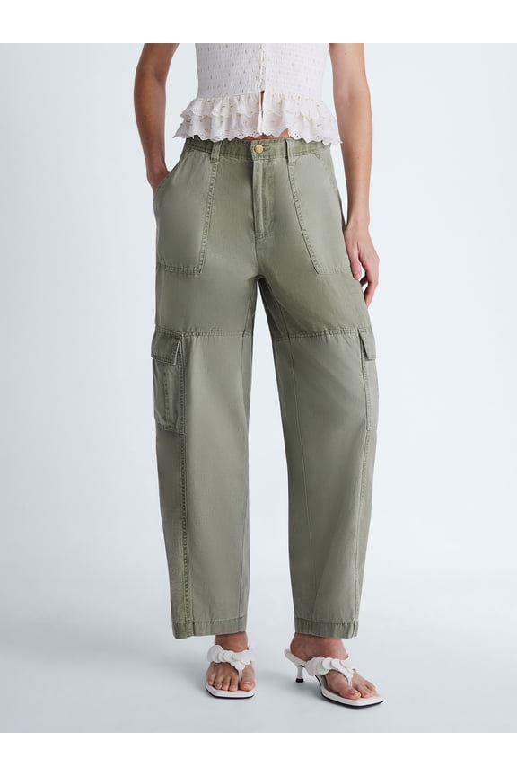 Women's and Women's Plus Cargo Barrel Pant, Sizes 0-26W