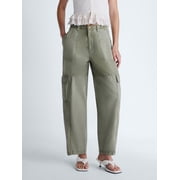 Scoop Women's and Women's Plus Cargo Barrel Pant, Sizes 0-26W