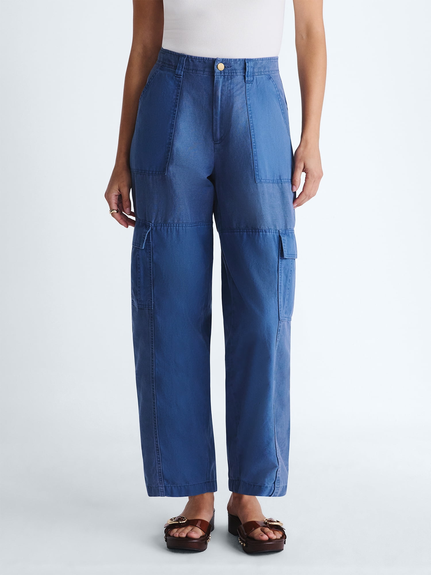 Scoop Women's and Women's Plus Cargo Barrel Pant, Sizes 0-26W