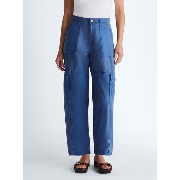Scoop Women's and Women's Plus Cargo Barrel Pant, Sizes 0-26W