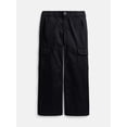 thumbnail image 1 of Wonder Nation Girls Wide Leg Cargo Jeans, Sizes 4-18 & Plus, 1 of 3