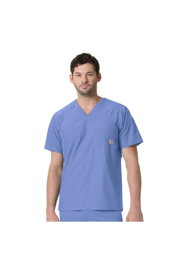 Men's Slim Fit V-Neck Back Vent Top