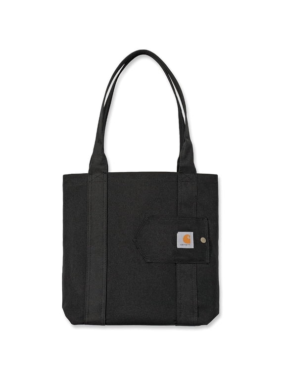 Unisex Vertical Open Tote Bag Durable Water-Resistant CB0378 Black