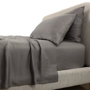 CARILOHA Aloha Soft 100% Bamboo Viscose Sheets - 4-Piece Full Sheet Set - OEKO-TEX Standard 100 - Shade Gray