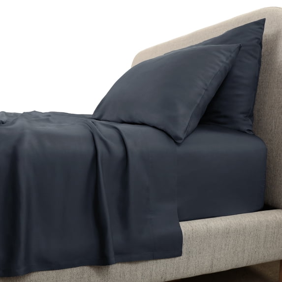 CARILOHA Aloha Soft 100% Viscose from Bamboo Sheets - 4-Piece King Sheet Set - OEKO-TEX Standard 100 - Cape Blue