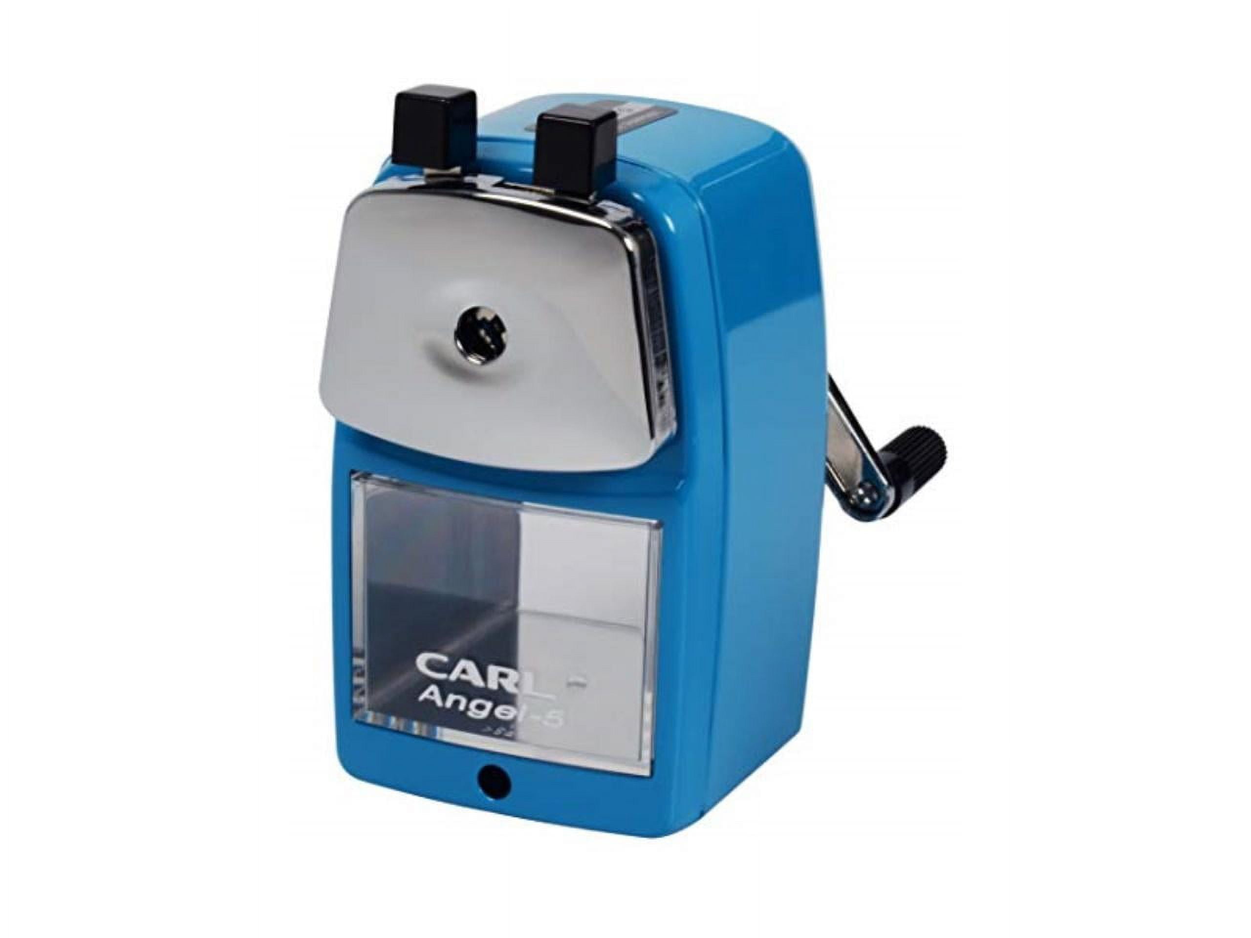 Carl Angel-5 Blue Manual Desktop Pencil Sharpener