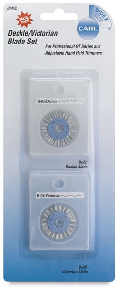 CARL Decorative Replacement Blade - Set of 2, Deckle and Victorian