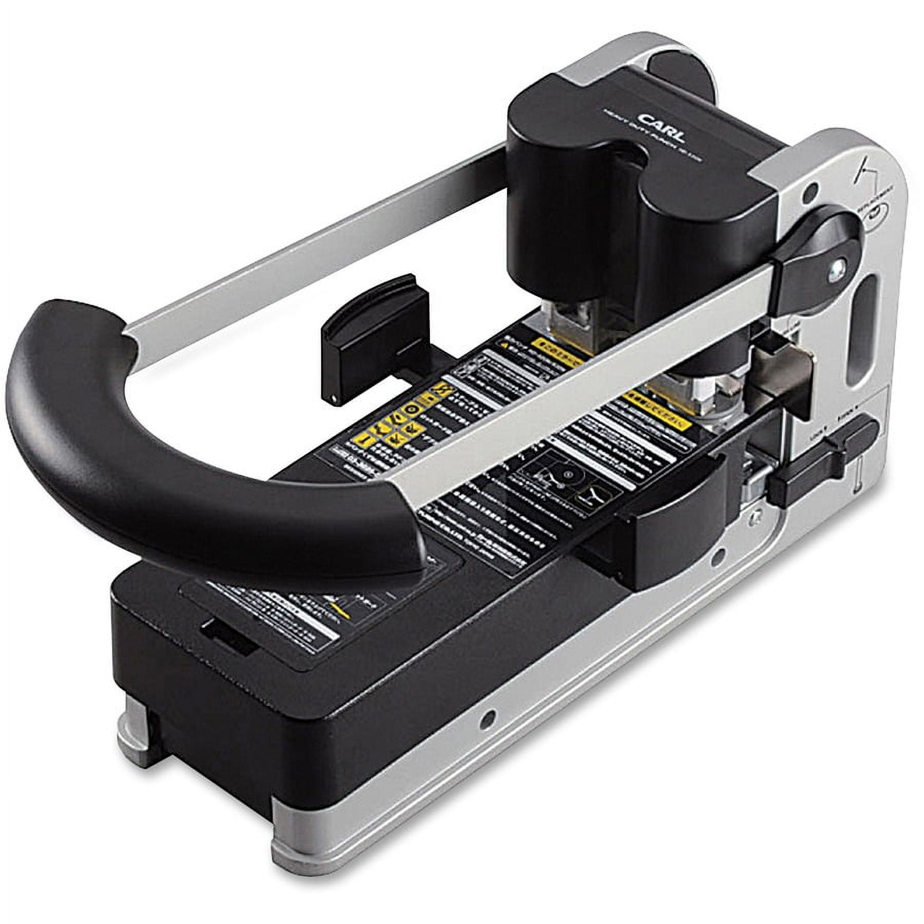 CARL Extra Heavy-duty Two-hole Punch - 2 Punch Head(s) - 300 Sheet of 20lb Paper - 1/4 CARL Extra Heavy-duty Two-hole Punch - 2 Punch Head(s) - 300 Sheet of 20lb Paper - 1/4
