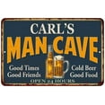 thumbnail image 1 of CARL'S Man Cave Gift Metal Sign Green Gift 12x18 112180012050, 1 of 1