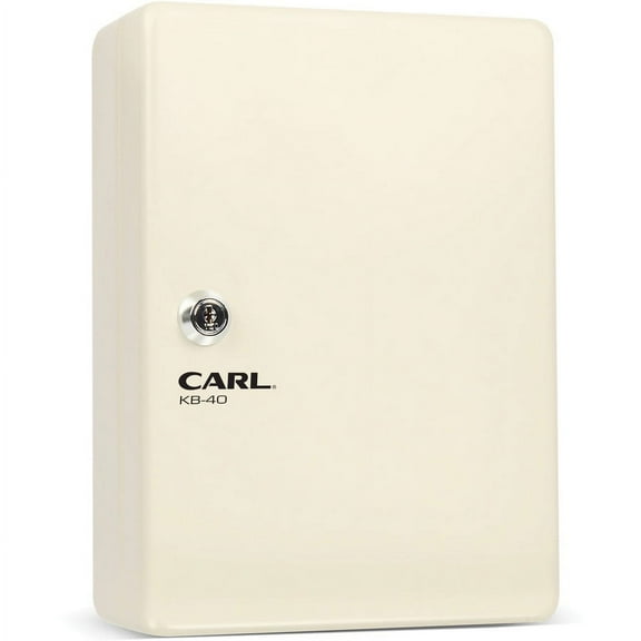 CARL Steel Security Key Cabinet - 10.3" x 7" x 3.5" - Lockable, Wall Mountable | Bundle of 5 Each
