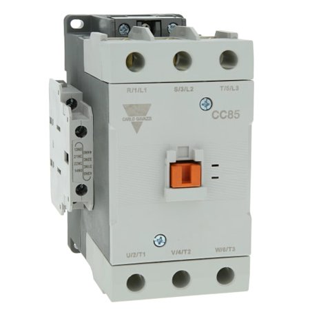 CARLO GAVAZZI CC85SA120, IEC Contactor,3PST,NO,85Amps,120VAC Coil,Screw Terminal,DIN,CC Series