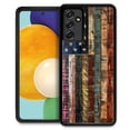 thumbnail image 1 of CARLOCA Compatible With Samsung Galaxy A14 5G Case, Woodgrain Rainbow American Flag Pattern For Girl Ultra Protection Shockproof Soft Silicone TPU Non-Slip Back, 1 of 5